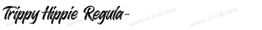 Trippy Hippie Regula字体转换